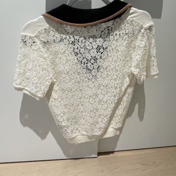 Reiss Eliza lace back polo - Picture 4 of 4